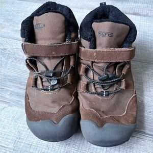 Keen Kids Brown and Black Rain & Snow Boots